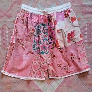 Women's Floral Patchwork Casual Shorts